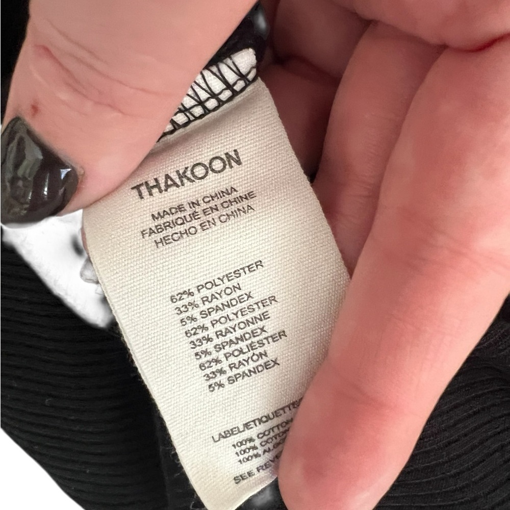 💘THAKOON Square Neck Ribbed Top Medium - Picture 5 of 6